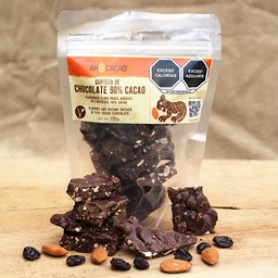 Corteza de chocolate 90% cacao 150g